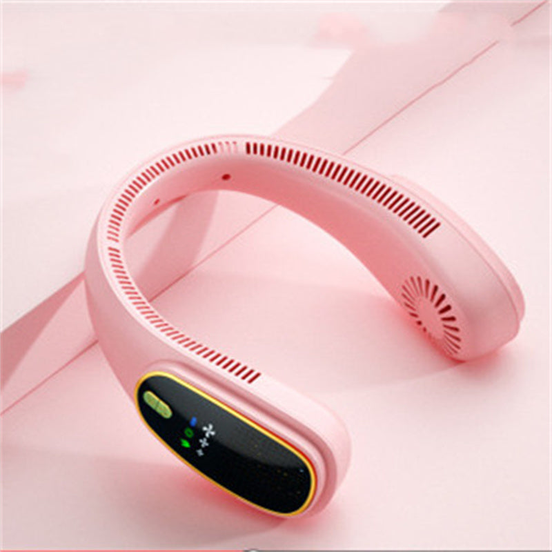 Portable & Silent Lazy Neck Fan – Hands-Free Cooling Comfort