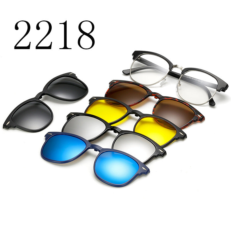 LentiMag by Sepphor-Magnetic Clip-On Sunglasses for Men & Women – UV Protection & Interchangeable Lenses