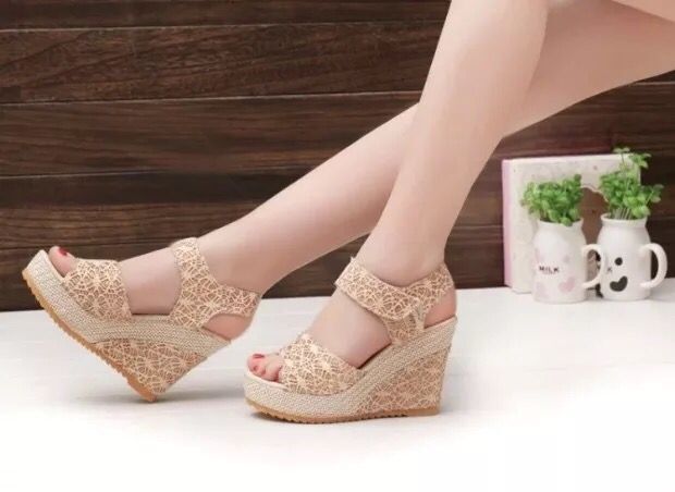 Chic Summer Wedge Sandals – 10cm Platform Heel