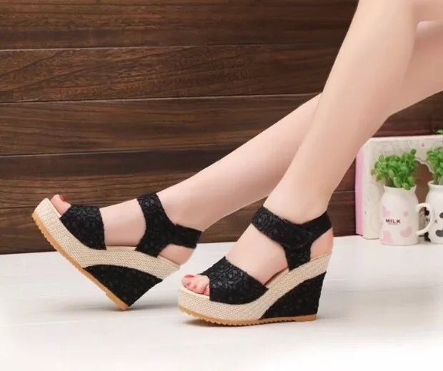 Chic Summer Wedge Sandals – 10cm Platform Heel