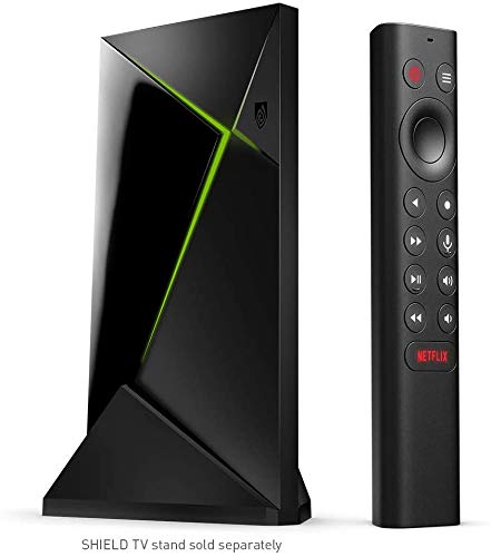 Android TV Pro Streaming Media Player; 4K HDR movies, live sports, Dolby Vision-Atmos, AI-enhanced upscaling, GeForce NOW cloud gaming, Google Assistant Built-In, Works with Alexa