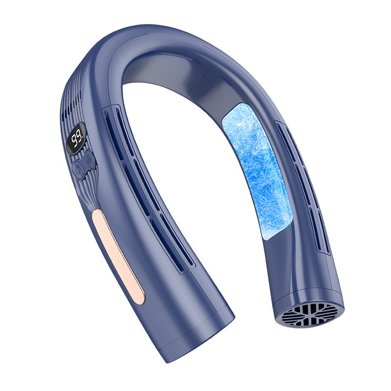 Outdoor Fashion Portable Neck Fan – Stylish Cooling with Ice Storage