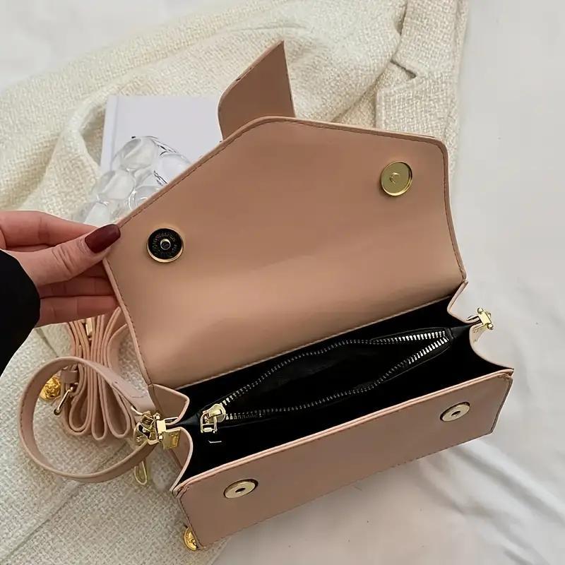 Minimalist PU Leather Flap Crossbody Bag – Chic, Versatile & Everyday Ready