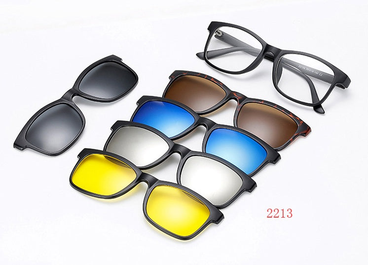 LentiMag by Sepphor-Magnetic Clip-On Sunglasses for Men & Women – UV Protection & Interchangeable Lenses