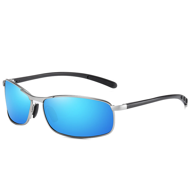 Night Vision Driving Glasses – Aluminum-Magnesium Frame | TAC Lenses | Anti-Glare Metal Eyewea