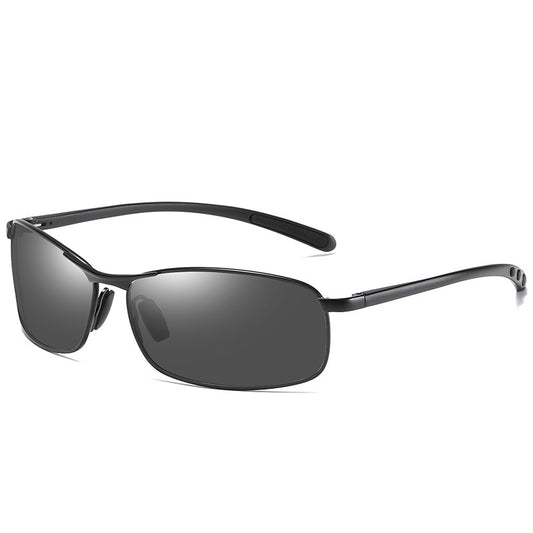 Night Vision Driving Glasses – Aluminum-Magnesium Frame | TAC Lenses | Anti-Glare Metal Eyewea
