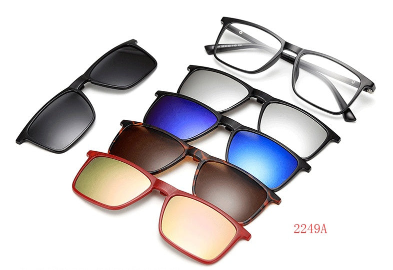 LentiMag by Sepphor-Magnetic Clip-On Sunglasses for Men & Women – UV Protection & Interchangeable Lenses