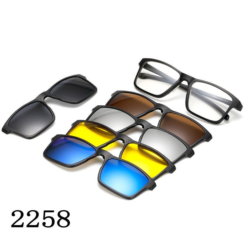 LentiMag by Sepphor-Magnetic Clip-On Sunglasses for Men & Women – UV Protection & Interchangeable Lenses