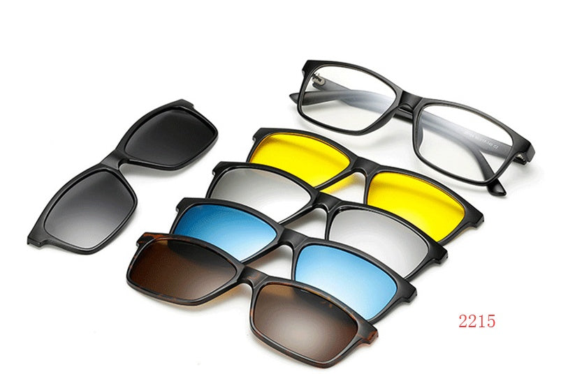 LentiMag by Sepphor-Magnetic Clip-On Sunglasses for Men & Women – UV Protection & Interchangeable Lenses