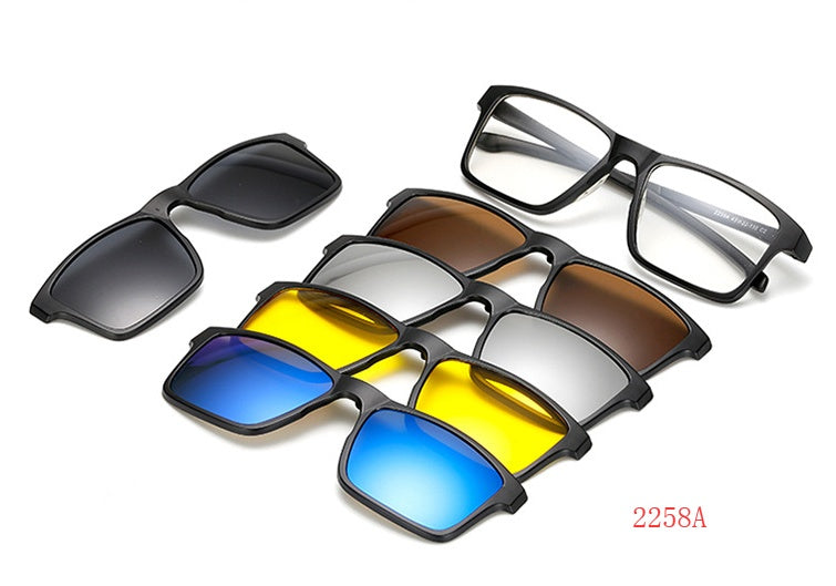 LentiMag by Sepphor-Magnetic Clip-On Sunglasses for Men & Women – UV Protection & Interchangeable Lenses