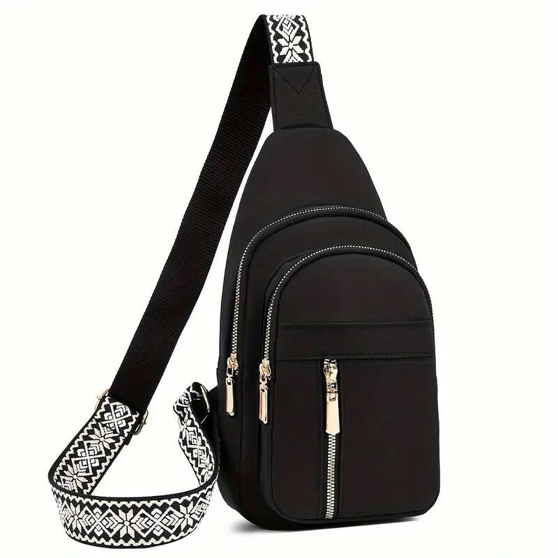 Vintage-Inspired Women’s Chest Crossbody Bag – Compact & Functional with Classic Charm