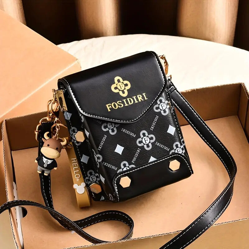 Small Crossbody Phone Bag – Compact, Lightweight & Travel-Ready (Coffee)