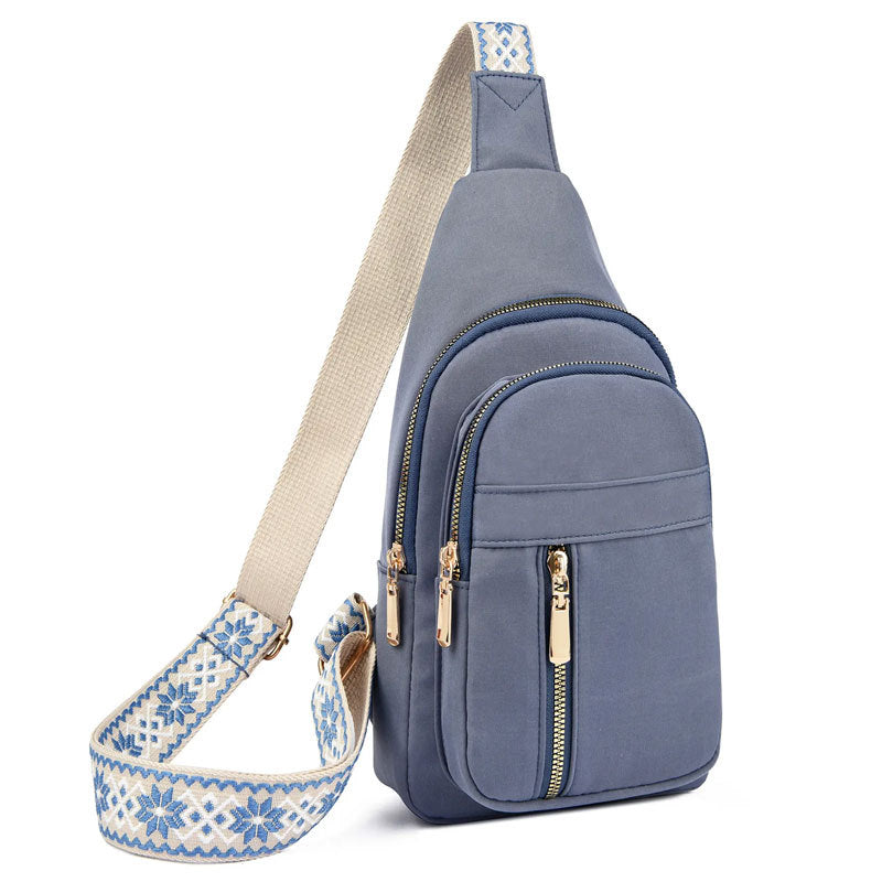Vintage-Inspired Women’s Chest Crossbody Bag – Compact & Functional with Classic Charm