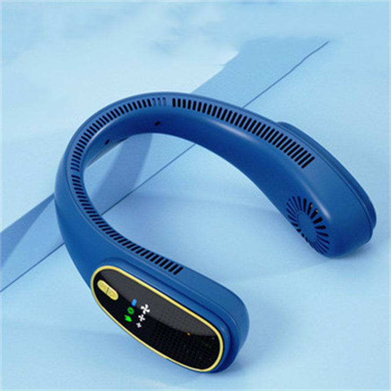 Portable &amp; Silent Lazy Neck Fan – Hands-Free Cooling Comfort