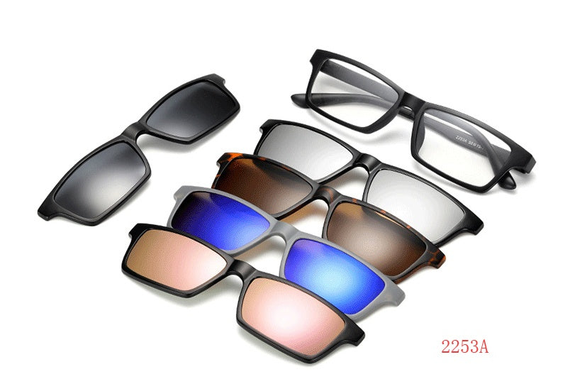 LentiMag by Sepphor-Magnetic Clip-On Sunglasses for Men & Women – UV Protection & Interchangeable Lenses