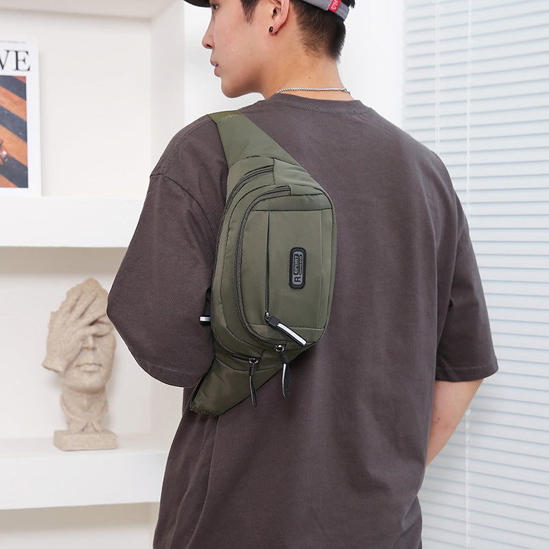 Men’s Waterproof Waist & Crossbody Bag – Durable Nylon | Everyday Utility Gear