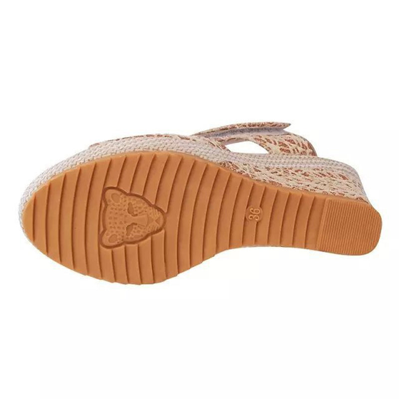 Chic Summer Wedge Sandals – 10cm Platform Heel