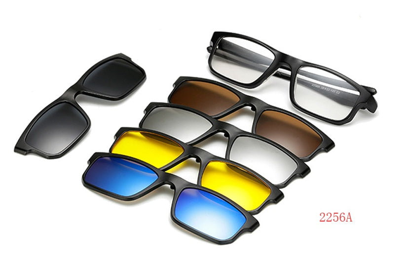 LentiMag by Sepphor-Magnetic Clip-On Sunglasses for Men & Women – UV Protection & Interchangeable Lenses