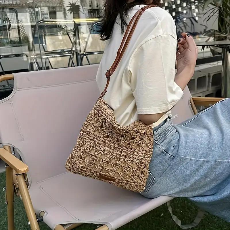 Mini Woven Crochet Crossbody Bag – Lightweight, Stylish & Gift-Ready