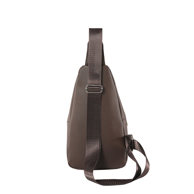 Compact Sling Bag – Water-Resistant Crossbody for Men & Women with Earphone Hole