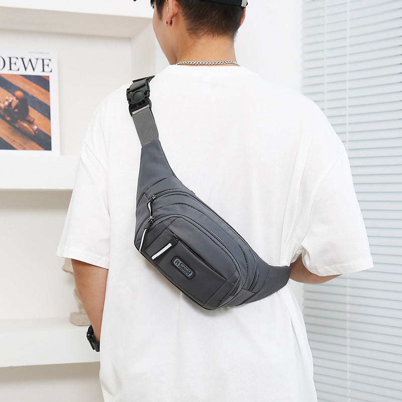Men’s Waterproof Waist & Crossbody Bag – Durable Nylon | Everyday Utility Gear