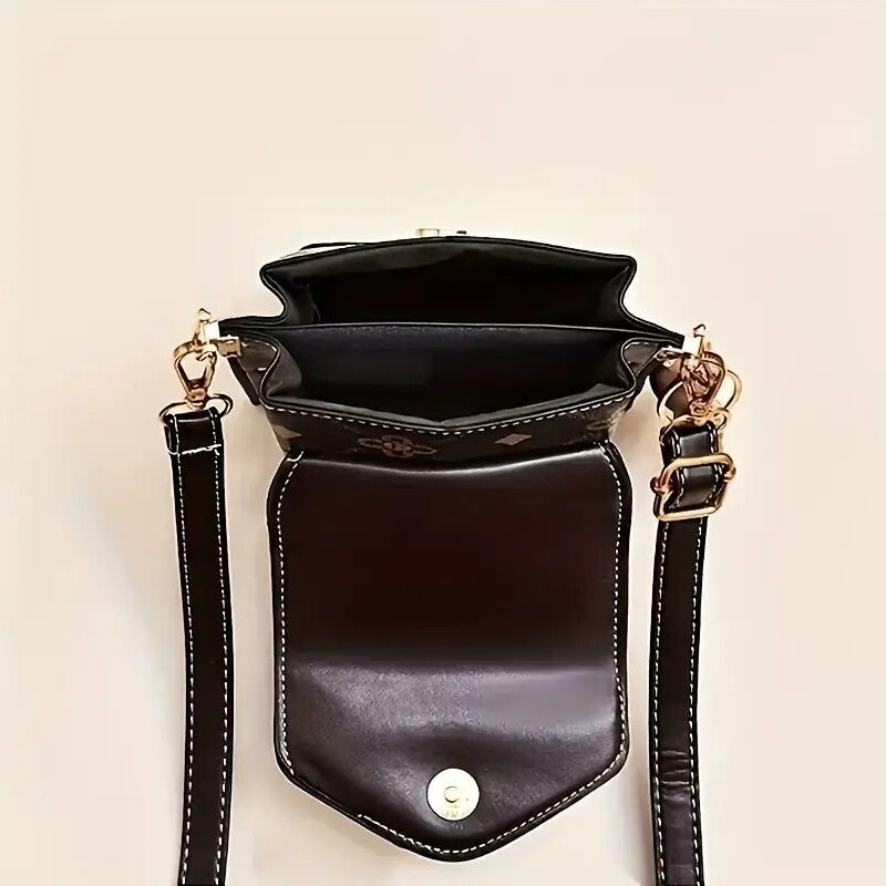 Small Crossbody Phone Bag – Compact, Lightweight & Travel-Ready (Coffee)
