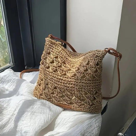 Mini Woven Crochet Crossbody Bag – Lightweight, Stylish & Gift-Ready