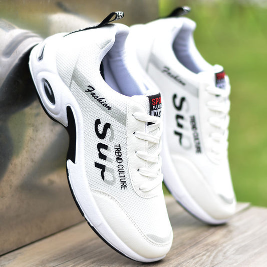 Men's Waterproof Leather Sneakers – Non-Slip, Breathable & Casual