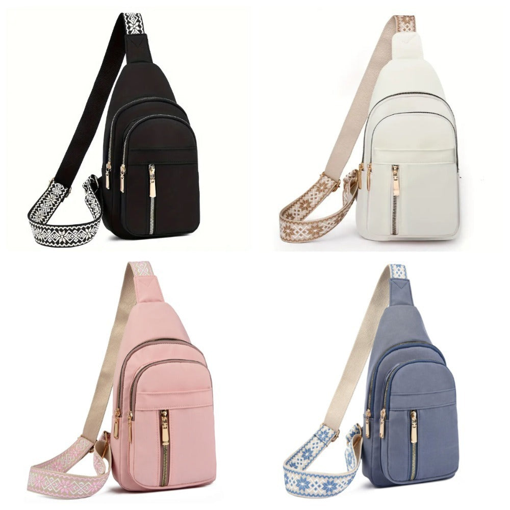 Vintage-Inspired Women’s Chest Crossbody Bag – Compact & Functional with Classic Charm